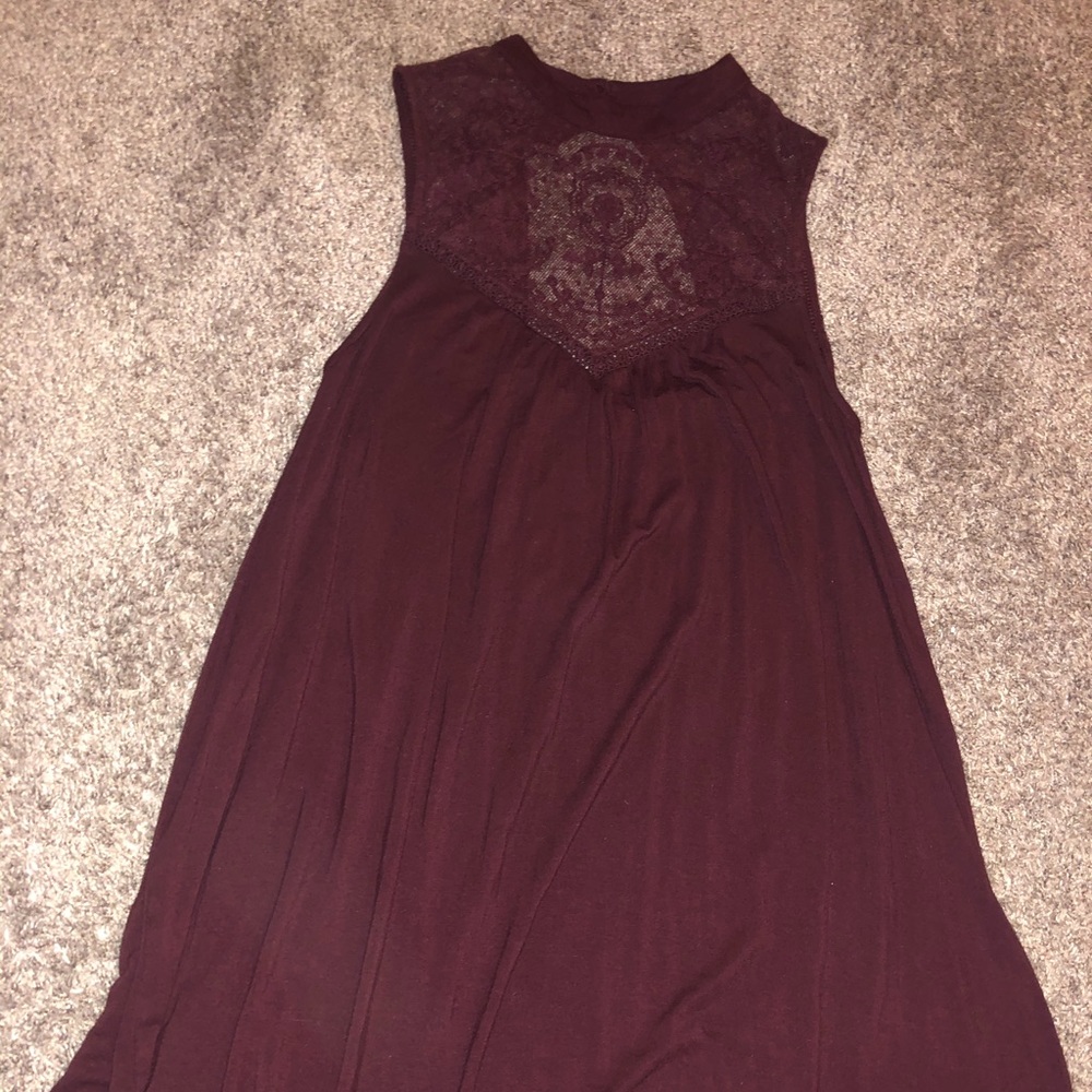 american eagle high neck dress